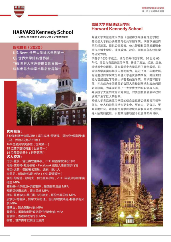 哈佛大學(xué)博士后/訪問學(xué)者項目(圖3)